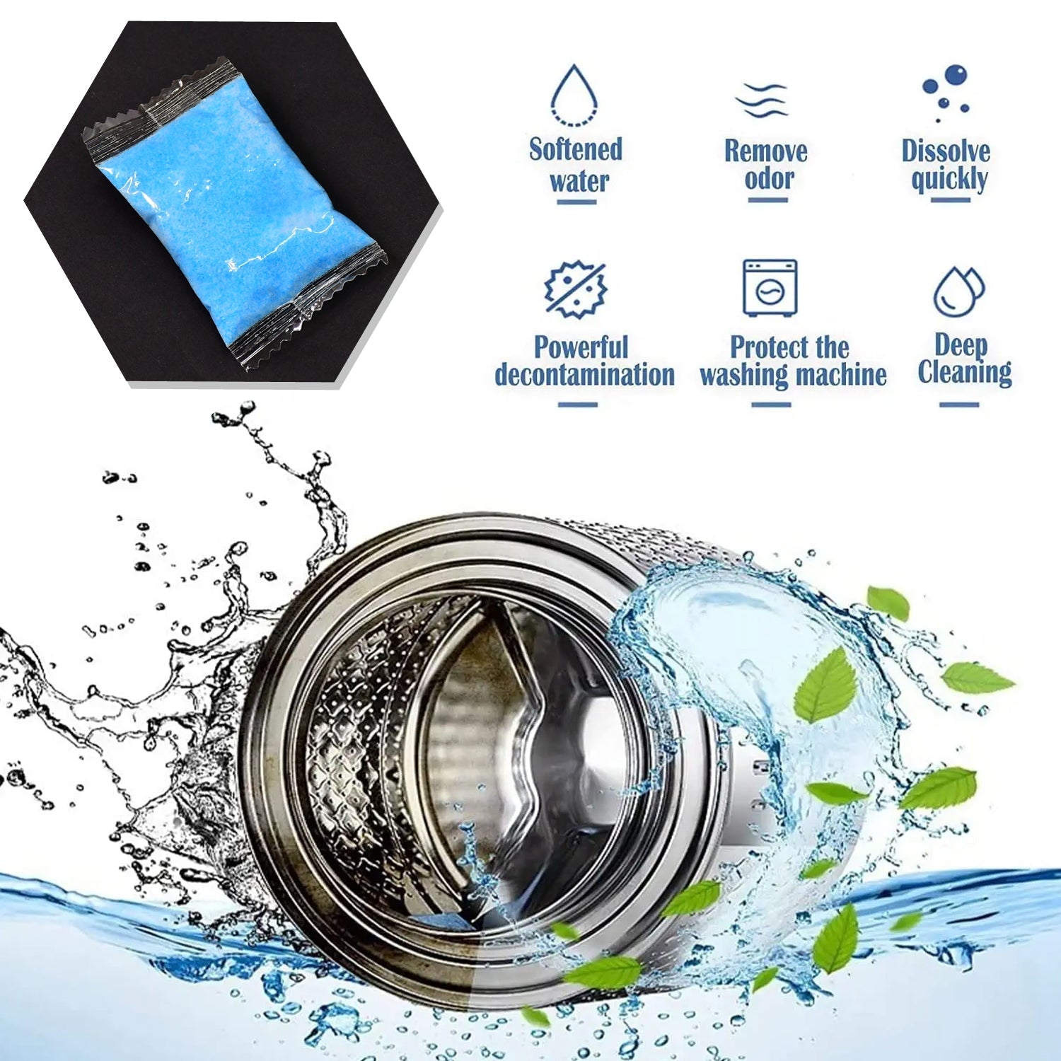 6431 WASHING MACHINE STAIN TANK CLEANER DEEP CLEANING DETERGENT POWDER ( 1PC ) DeoDap 6431 WASHING MACHINE STAIN TANK CLEANER DEEP CLEANING DETERGENT POWDER ( 1PC ) DeoDap